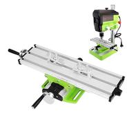 Table de Perceuse à Colonne Axes XY Réglables Machine de Précision en | Table De Réglage Avec Étau De Perceuse pour Perçage Découpe Travail du Bois et du Métal Soudage