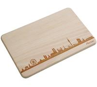 Table de petit-déjeuner en bois | Table de petit-déjeuner en bois de hêtre | Planche à découper en bois | Objet cadeau sculpté | Bavière | Table de petit-déjeuner en bois (modèle standard S (22 x 14 x