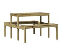 Table de pique-nique 110x134x75 cm bois de pin imprégné