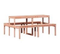 vidaXL Table de pique-nique 160x134x75 cm bois massif douglas