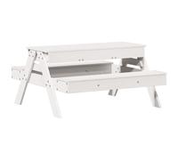 Table de pique-nique avec bac à sable pour enfants pin massif