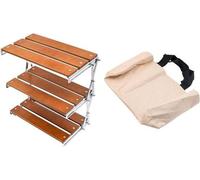 Table de pique-nique pliable à trois plateaux pour l'extérieur