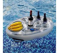 Table de piscine gonflable, refroidisseur de bière, plateau de bar flottant, matelas de piscine, support pour aliments et boissons, accessoire de natation WDF0597