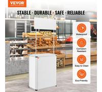 Table de podium portable pour salon professionnel, 78,5 cm x 38 cm x 181,5 cm, comptoir d'exposition avec paroi, table de bar pliable pour promotion dans le commerce de détail, podium pop-up avec supp
