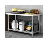 table de préparation de cuisine, Table commerciale, table de cuisine, forte capacité charge, installation facile, à nettoyer(180 * 50 * 80cm/71 * 19.7 * 31.5in)