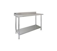 Table de préparation Inox 120 cm Plan de Travail Cuisine Restaurant Cantine