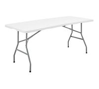 Table pliante - 180 cm - 8 personnes - plastique