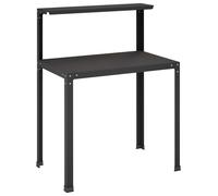 Table de rempotage 60 x 50 x 104 cm Acier enduit de poudre Noir