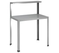 Table de rempotage 60 x 50 x 104 cm Acier galvanisé Argenté