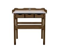 Table à rempoter Bois et Zinc 3 tiroirs