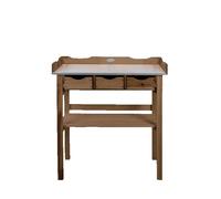 Table de rempotage en bois - 37,9 x 80,1 x 82,1 cm - Marron