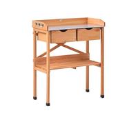Table de rempotage RAVANUSA Bois de sapin 77 cm 37 cm Marron clair