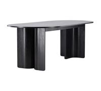 Table de repas 110 x 120 cm Tyresö noir.