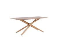 Venture Home Table à manger Piazza 90 x 180 cm Mocca