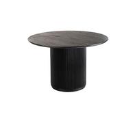Paris prix Table de repas ronde - Noir