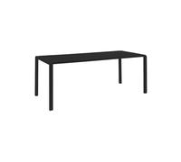 Table de repas en aluminium noir, 8 places, rectangulaire, pour extérieur - Zuiver, Vondel - 214x97x75 cm