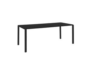 Table de repas en aluminium noir, 8 places, rectangulaire, pour extérieur - Zuiver, Vondel - 214x97x75 cm