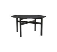 Table de repas en bois de frêne et d'eucalyptus noir, ronde, 4 places, table haute - Hübsch, Fjord - Ø140x73 cm