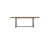 Table de repas en bois de manguier marron, rectangulaire, 4 places, table haute - House Doctor, Kant - 200x90x74 cm