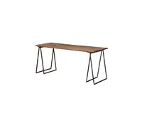 Table de repas en bois recyclé marron, 8 places, rectangulaire - Chehoma, Sutton - 190x70x79 cm