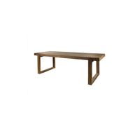 Table de repas en bois recyclé marron, rectangulaire, 10 places - Pomax, Andalucia - 240x90x76 cm