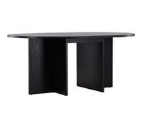 Venture home Table de repas extensible ovale - Noir