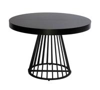 Table de Repas Extensible Virginia 110-260cm Noir