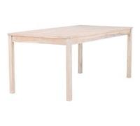 Kenya table de jardin whitewash.
