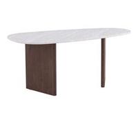 Table de repas ovale 180 x 90 cm Grönvik gris G