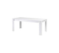 Table de Repas Rectangulaire 190x90cm Laquée Blanc Brillant - DENAE - ALTOBUY Blanc G