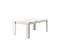 Table de Repas Rectangulaire 190x90cm Laquée Blanc - CLARK -