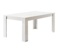Table de Repas Rectangulaire 190x90cm Laquée Blanc - CLARK - ALTOBUY Blanc G