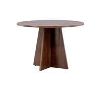 Table de repas ronde ?110 cm Bootcut mocca.