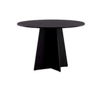 Table de repas ronde ?110 cm Bootcut noir.