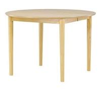 Table de repas ronde ø110 cm extensible Gilda.