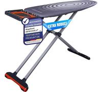 Table de repassage 127x46 cm - Table de repassage XL pour centrale vapeur, grande table de repassage, pliable, réglable en hauteur, (référence : MM123)