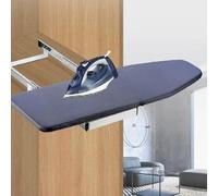Table de repassage rotative réglable avec espace de rangement