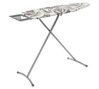 Table de repassage simple et pratique "Simply Smart" de 5five, avec housse en coton, réglage en hauteur, de couleur blanche, dimensions 110x32 cm