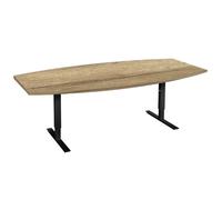 Table de réunion en forme de tonneau