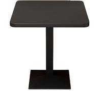 Table de salle à manger à hauteur de comptoir, table de bar industrielle avec dessus en bois massif et cadre en métal robuste, design peu encombrant pour les petites cuisines, pub et bistrot