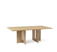 Audo Copenhagen Table à manger Androgyne Rectangular natural oak. 210x109 cm