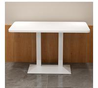 Table de salle à manger avec plateau en bois, pieds en métal noir, table de bar industrielle, table haute de pub, table haute pour comptoir de cuisine, table haute pour salle à manger, bar ou