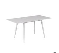 Table de salle à manger Beaver, 120-160 x 80 cm extensible, Blanc, Vicco 58501