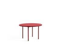 HAY Table à manger Two-Colour Ø120 cm Maroon red-red