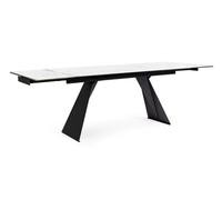 Table de salle à manger Blazar blanc 160/240 x 90 x h76 cm