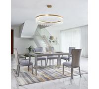 Table de salle à manger Designer Meubles de luxe Tables en bois 160x90cm Salon Hôtel Nouveau