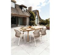 Table de salle à manger extensible Madera en teck 180/240-100 cm (1 pièce)