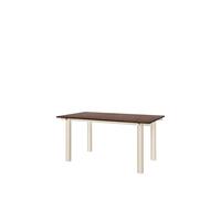 Table de Salle à Manger Ferm Living Atura 160x90 Cm, Coloris Cachemire clair/Chêne Teinté Foncé