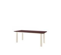 Table de Salle à Manger Ferm Living Atura 200x90 Cm, Coloris Cachemire Clair/ Bordeaux
