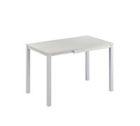 Table de salle à manger Granny, 80-120 x 70 cm extensible, Blanc, Vicco 50578